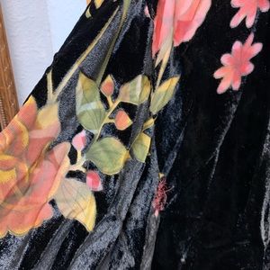 Torrid Velvet Burnout Kimono